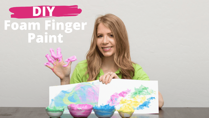 DIY Foam Finger Paint