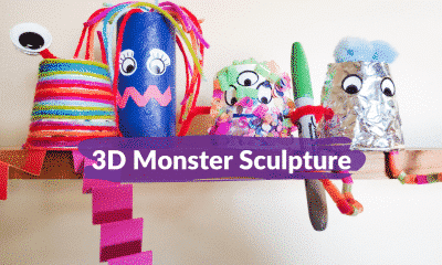 3D Monster Sculptures