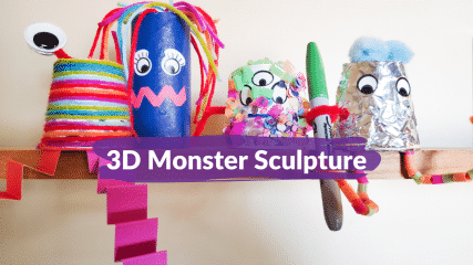 3D Monster Sculptures